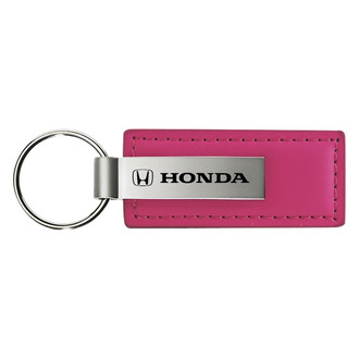 Autogold® - Honda Pink Leather Key Chain