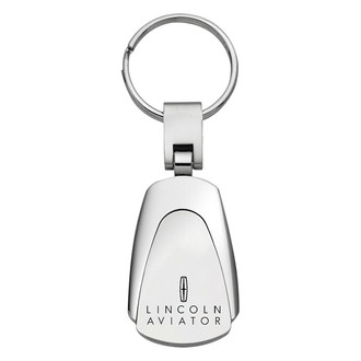 Autogold® - Aviator Chrome Teardrop Key Chain