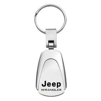 Autogold® - Wrangler Chrome Teardrop Key Chain
