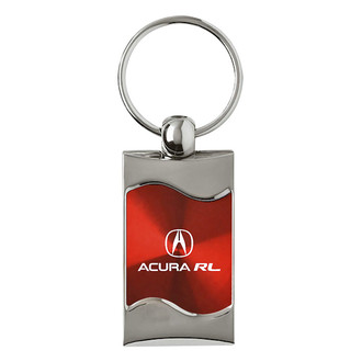 Autogold® - RL Red Rectangular Wave Key Chain