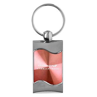 Autogold® - Challenger Pink Rectangular Wave Key Chain