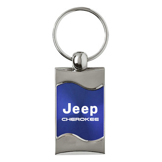 Autogold® - Cherokee Blue Rectangular Wave Key Chain