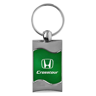 Autogold® - Crosstour Green Rectangular Wave Key Chain