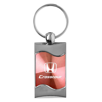 Autogold® - Crosstour Pink Rectangular Wave Key Chain