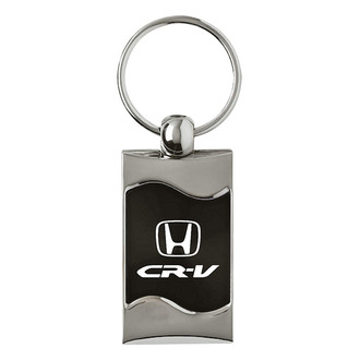 Autogold® - CR-V Black Rectangular Wave Key Chain