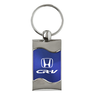 Autogold® - CR-V Blue Rectangular Wave Key Chain