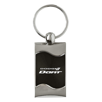 Autogold® - Dart Black Rectangular Wave Key Chain