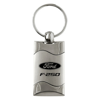 Autogold® - F-250 Satin-Chrome Rectangular Key Chain