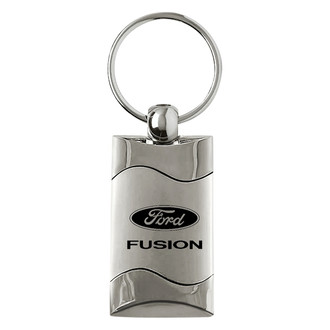 Autogold® - Fusion Satin-Chrome Rectangular Key Chain