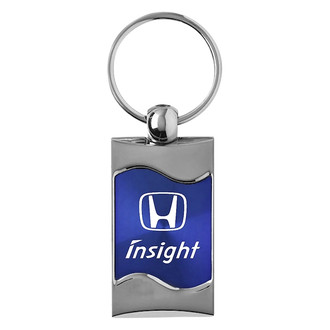 Autogold® - Insight Blue Rectangular Wave Key Chain