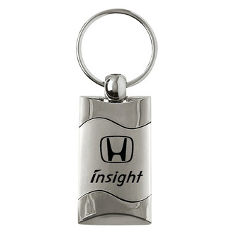 Autogold® - Insight Satin-Chrome Rectangular Key Chain