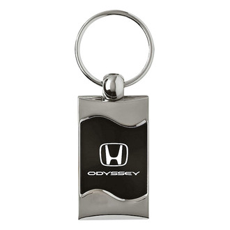 Autogold® - Odyssey Black Rectangular Wave Key Chain