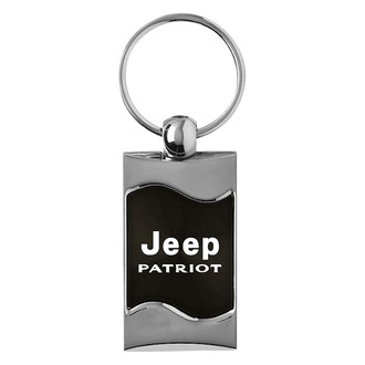 Autogold® - Patriot Black Rectangular Wave Key Chain