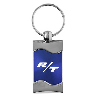 Autogold® - R/T Blue Rectangular Wave Key Chain