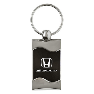 Autogold® - S2000 Black Rectangular Wave Key Chain