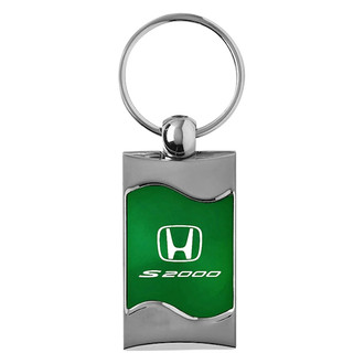 Autogold® - S2000 Green Rectangular Wave Key Chain