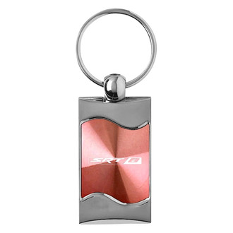 Autogold® - SRT8 Pink Rectangular Wave Key Chain