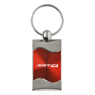 Autogold® - SRT8 Red Rectangular Wave Key Chain