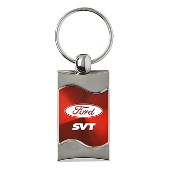 Autogold® - SVT Red Rectangular Wave Key Chain