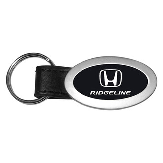 Autogold® - Ridgeline Black Oval Leather Key Chain