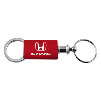 Autogold® - Civic Red Anodized Aluminum Valet Key Chain