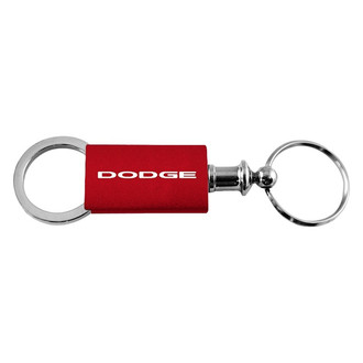 Autogold® - Dodge Red Anodized Aluminum Valet Key Chain