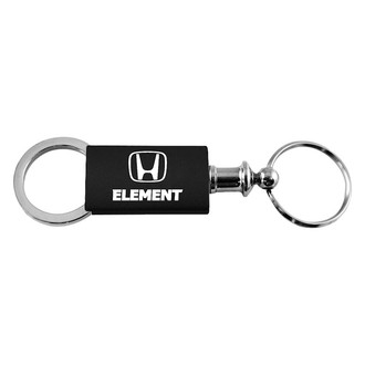 Autogold® - Element Black Anodized Aluminum Valet Key Chain