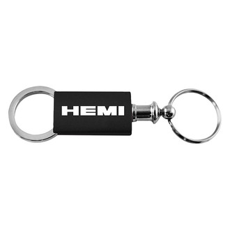 Autogold® - Hemi Black Anodized Aluminum Valet Key Chain