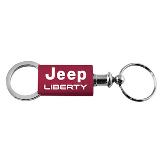 Autogold® - Liberty Burgundy Anodized Aluminum Valet Key Chain