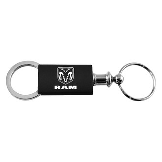 Autogold® - Ram Black Anodized Aluminum Valet Key Chain