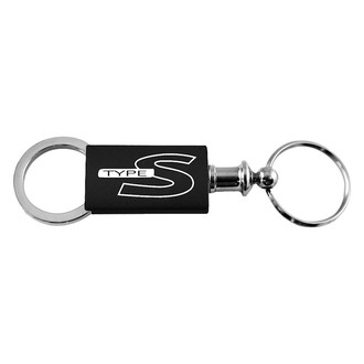 Autogold® - Type S Black Anodized Aluminum Valet Key Chain