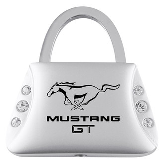 Autogold® - Mustang GT Jeweled Purse Key Chain