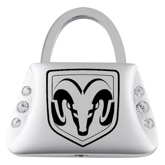 Autogold® - Ram Head Logo Jeweled Purse Key Chain
