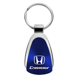 Autogold® - Crosstour Blue Teardrop Key Chain