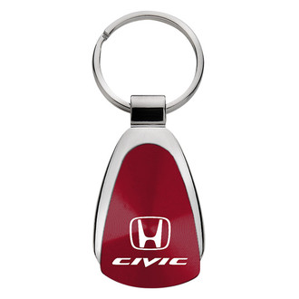 Autogold® - Civic Burgundy Teardrop Key Chain