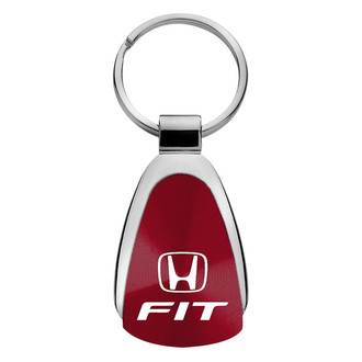 Autogold® - Fit Burgundy Teardrop Key Chain