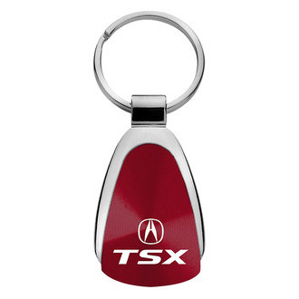 Autogold® - TSX Burgundy Teardrop Key Chain
