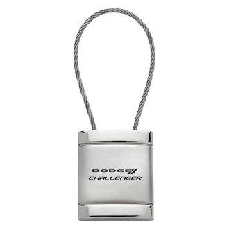 Autogold® - Challenger Satin-Chrome Cable Key Chain
