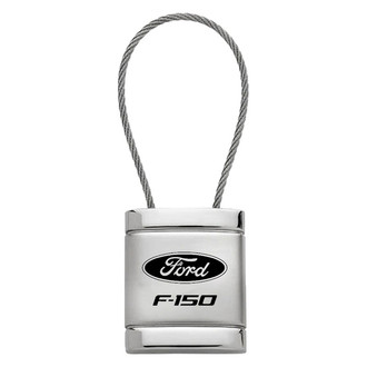 Autogold® - F-150 Satin-Chrome Cable Key Chain