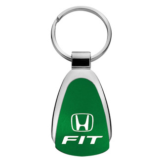Autogold® - Fit Green Teardrop Key Chain