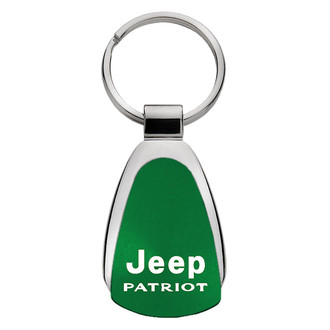 Autogold® - Patriot Green Teardrop Key Chain