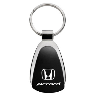 Autogold® - Accord Black Teardrop Key Chain