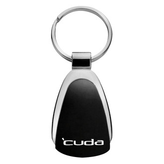 Autogold® - Cuda Black Teardrop Key Chain