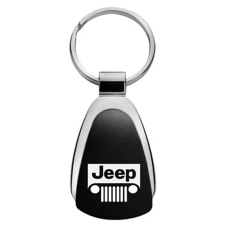 Autogold® - Jeep Grille Black Teardrop Key Chain
