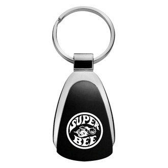 Autogold® - Super Bee Black Teardrop Key Chain