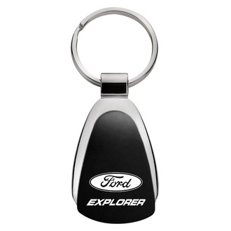 Autogold® - Explorer Black Teardrop Key Chain