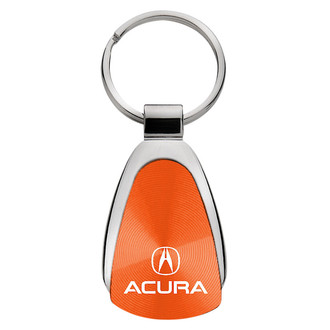 Autogold® - Acura Orange Teardrop Key Chain
