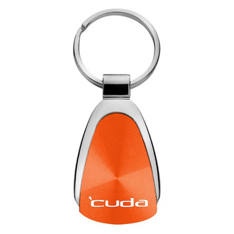 Autogold® - Cuda Orange Teardrop Key Chain