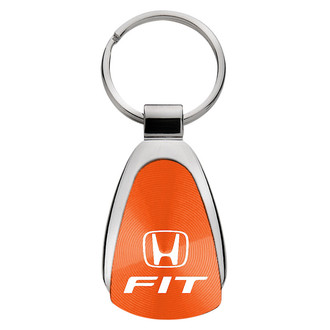 Autogold® - Fit Orange Teardrop Key Chain