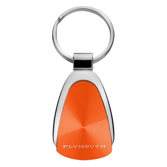 Autogold® - Plymouth Orange Teardrop Key Chain
